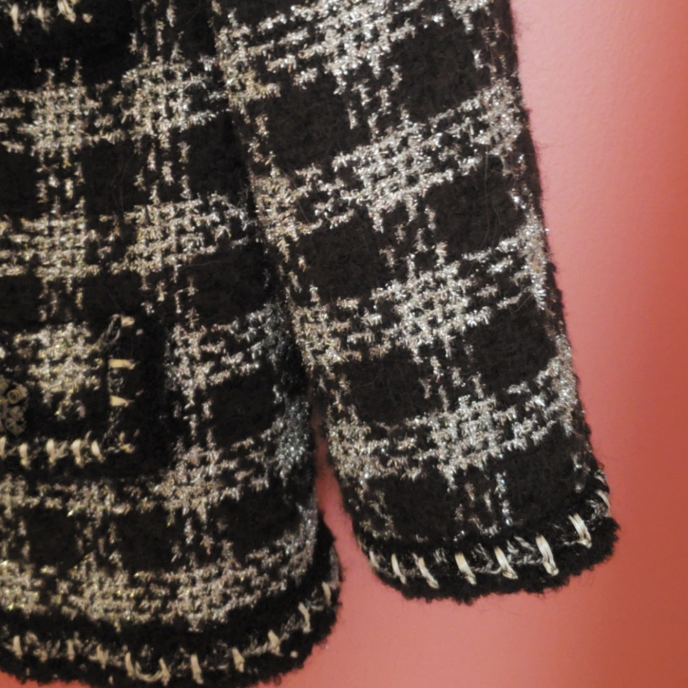CHANEL 11A Lesage black silver jacket gripoix - Picture 4 of 7